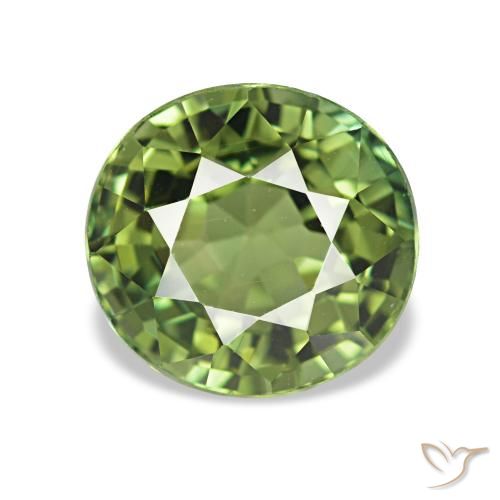 Tourmaline Forêt verte naturelle Tour, 1.54 ct, VVS-VS