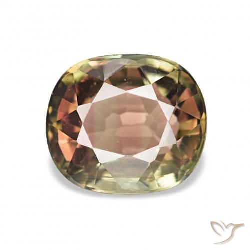 1.68ct Pastèque Tourmaline, Coussin, VS