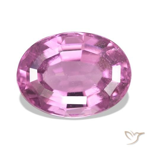 Tourmaline Rose intense naturelle ovale, 5.77 ct, VS