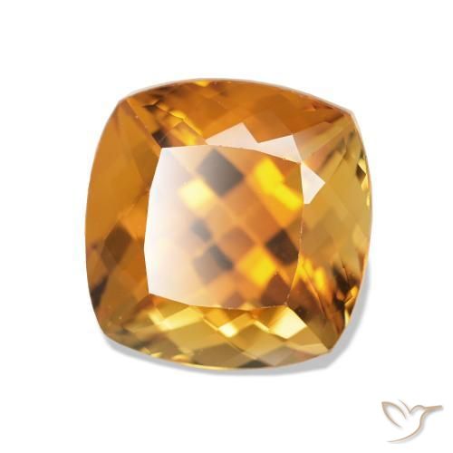 Tourmaline Orange moyen naturelle Coupe coussin, 2.46 ct, VVS-VS