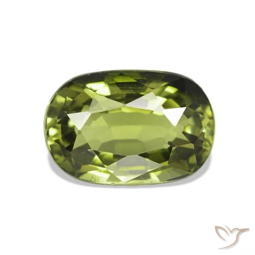 1.49ct Vert chaud Tourmaline, Coussin, VVS-VS
