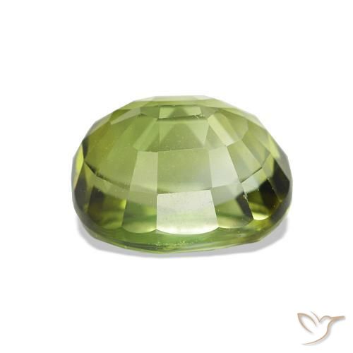 Tourmaline Vert chaud naturelle ovale, 1.81 ct, VS