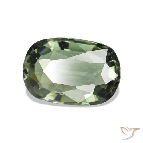 Tourmaline Vert moyen naturelle ovale, 1.73 ct, VVS-VS