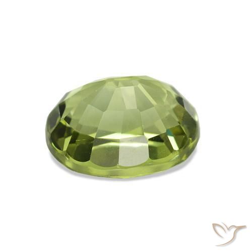 Tourmaline Vert éclatant naturelle ovale, 1.41 ct, VVS-VS