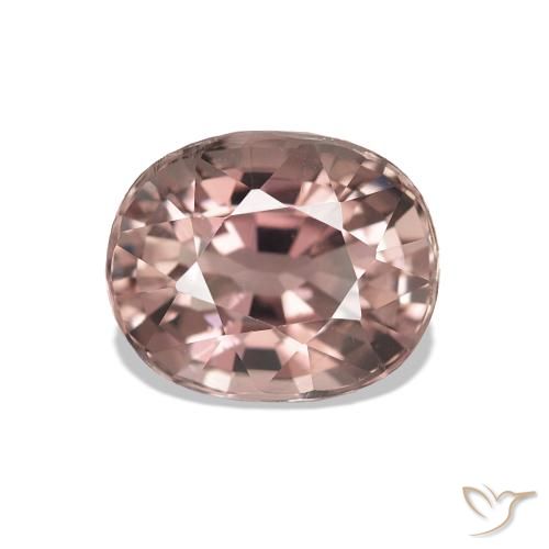 Tourmaline Ton rose rosé naturelle ovale, 1.83 ct, VVS-VS