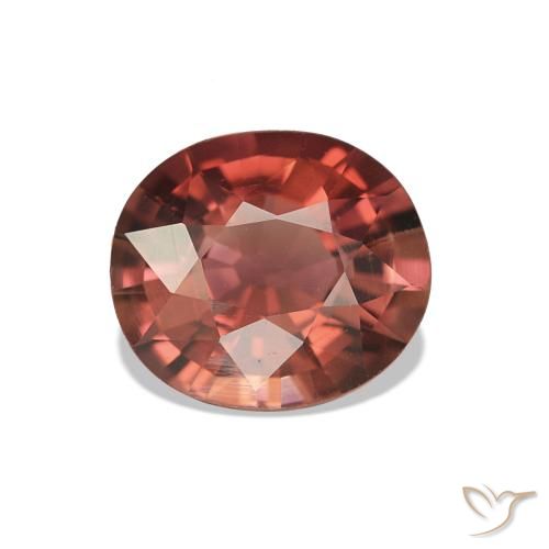 1.40ct Rouge foncé Tourmaline, ovale, VVS-VS