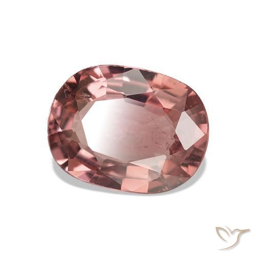 Tourmaline Orange rose naturelle Coussin, 1.70 ct, VS