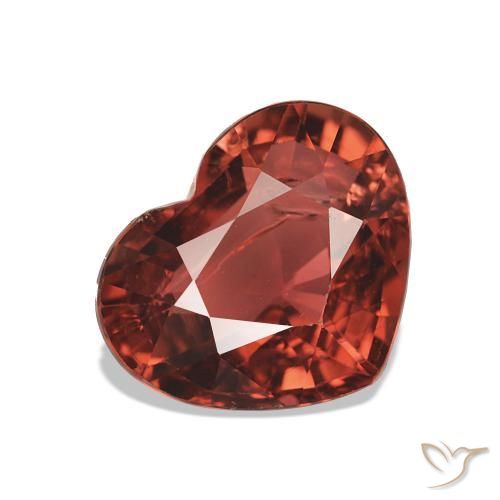 Tourmaline Rouge moyen naturelle Cœur, 2.37 ct, VS-SI