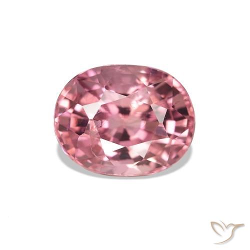 1.44ct Rose bubblegum Tourmaline, ovale, VS-SI