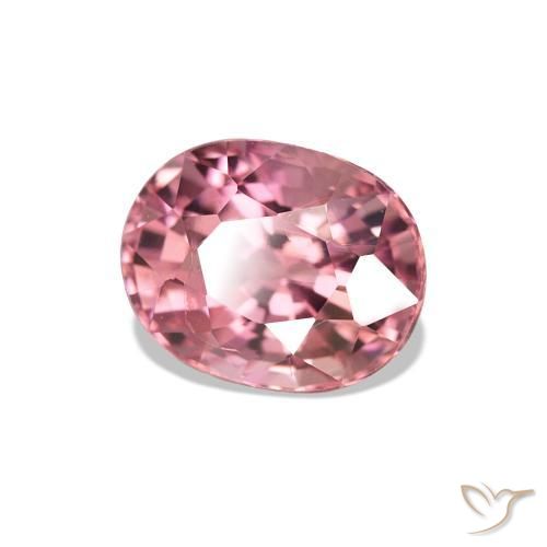 Tourmaline Rose bubblegum naturelle Coupe ovale, 1.44 ct, VS-SI