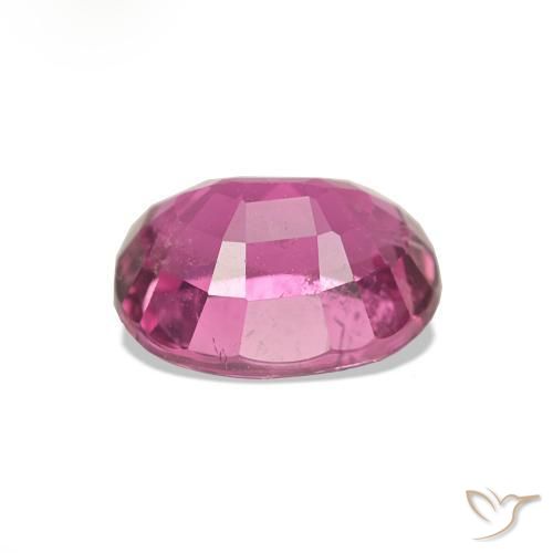 Tourmaline Violet Rosâtre naturelle ovale, 1.48 ct, VS-SI