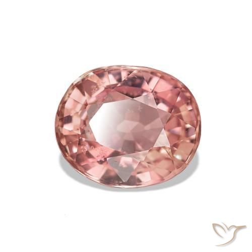 Tourmaline Rose moyen naturelle ovale, 1.59 ct, VS