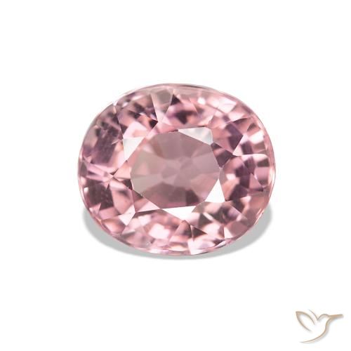 1.40ct Rose clair Tourmaline, ovale, VS