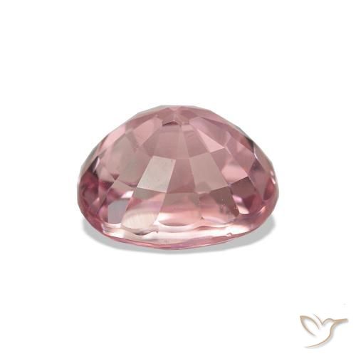 Tourmaline Rose clair naturelle Coupe ovale, 1.40 ct, VS