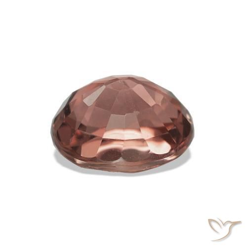 Tourmaline Medium Dark-Pink naturelle ovale, 1.66 ct, VVS