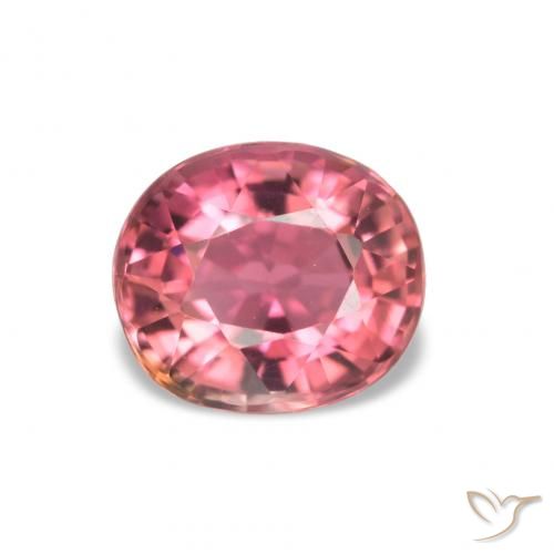 1.36ct Rose bubblegum Tourmaline, ovale, VVS
