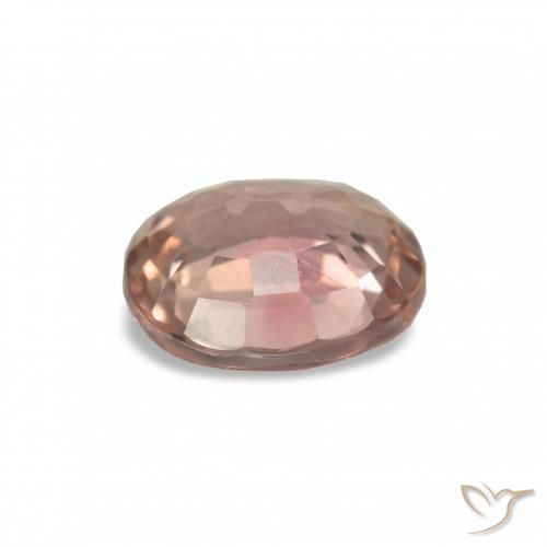 Tourmaline Rouge coccinelle naturelle ovale, 1.48 ct, VVS