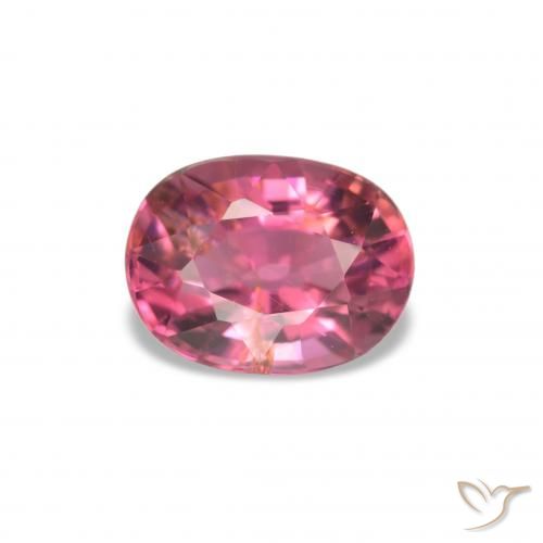 Tourmaline Rose moyen naturelle ovale, 1.52 ct, VS-SI