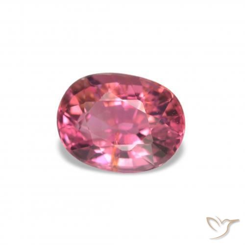 Tourmaline Rose moyen naturelle ovale, 1.52 ct, VS-SI