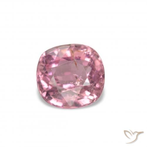 Tourmaline Rose clair naturelle Coupe coussin, 1.50 ct, VS-SI
