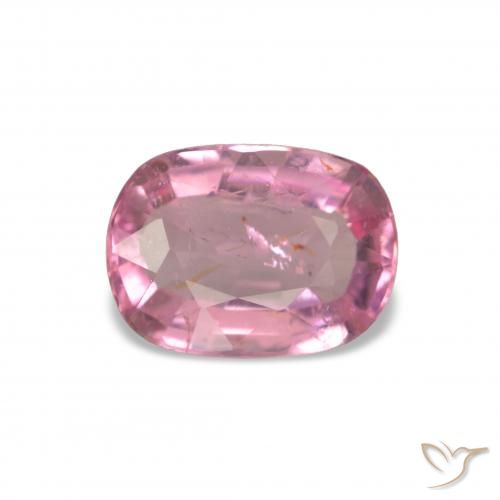 Tourmaline Rose bubblegum naturelle Coussin, 1.51 ct, VS-SI