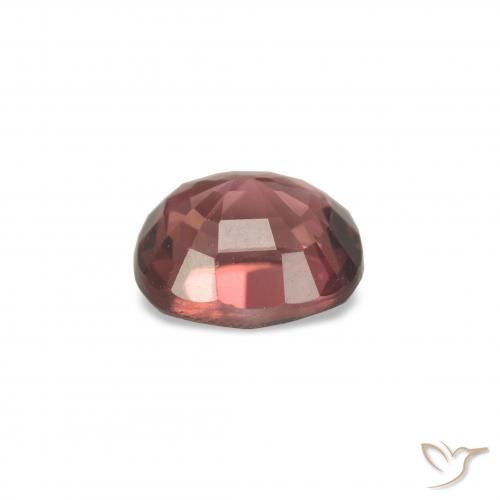 Tourmaline Rouge Rosâtre naturelle Coussin, 1.33 ct, VVS