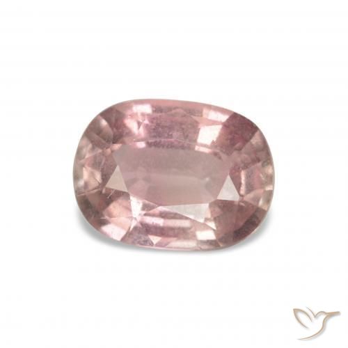 Tourmaline Rose terreux naturelle Coupe coussin, 1.84 ct, VS-SI