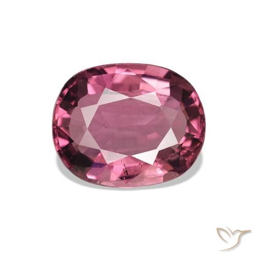 1.60ct Rouge moyen Tourmaline, Coussin, VS