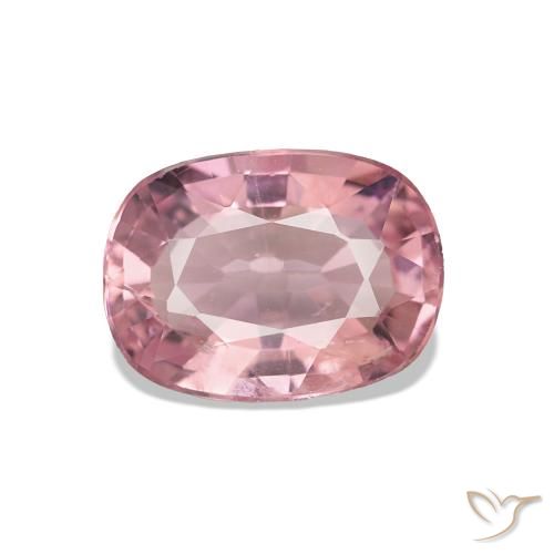 1.80ct Orange rose Tourmaline, Coussin, VS