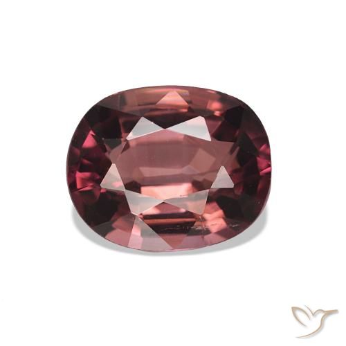 1.66ct Rouge foncé Tourmaline, Coussin, VS