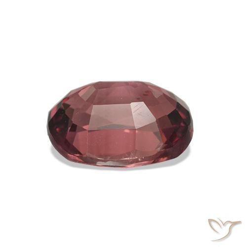 Tourmaline Rouge foncé naturelle Coupe coussin, 1.66 ct, VS