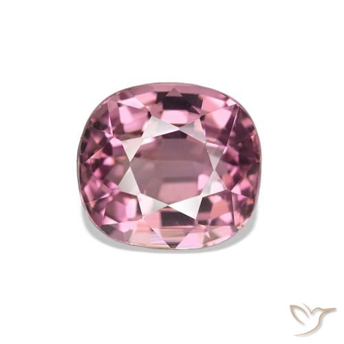 Tourmaline Magenta moyen naturelle Coupe coussin, 1.54 ct, VS
