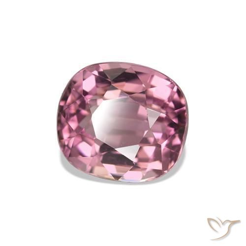 Tourmaline Magenta moyen naturelle Coupe coussin, 1.54 ct, VS