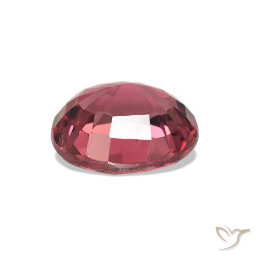 Tourmaline Rouge moyen naturelle Coupe ovale, 1.64 ct, VS