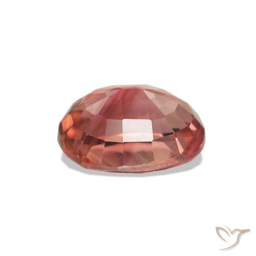 Tourmaline Rouge vif naturelle ovale, 1.44 ct, VVS-VS