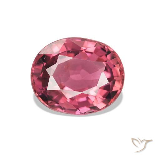1.62ct Rose foncé Tourmaline Pierres précieuses, ovale, VS