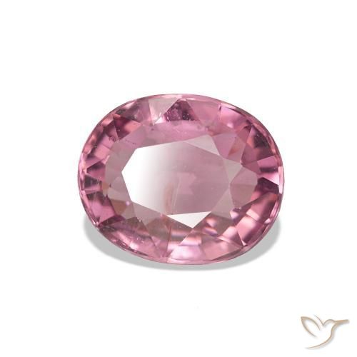 Tourmaline Rose moyen naturelle Coupe ovale, 1.46 ct, VS-SI