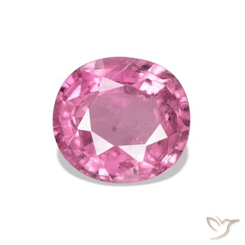 1.44ct Rose vif Tourmaline, Coussin, VS-SI