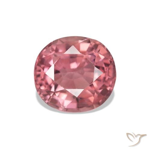1.39ct Naturel Rose moyen Tourmaline, Coussin, VS, Photo A
