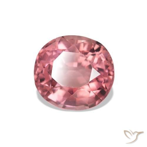 Tourmaline Rose moyen naturelle Coupe coussin, 1.39 ct, VS