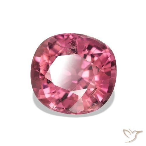 Tourmaline Ton rose chaud naturelle Coussin, 1.79 ct, VS