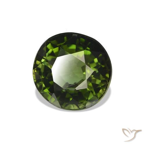 Tourmaline Vert foncé naturelle Tour, 1.69 ct, VS