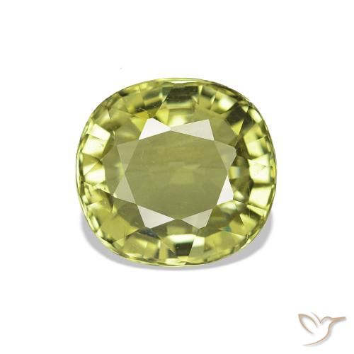 Tourmaline Vert clair naturelle ovale, 1.62 ct, VS