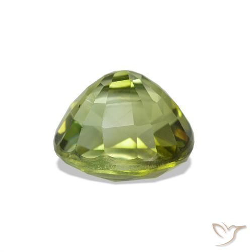 Tourmaline Vert moyen naturelle ovale, 1.83 ct, VS