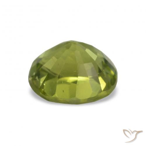 Tourmaline Vert terre naturelle ovale, 1.46 ct, VS