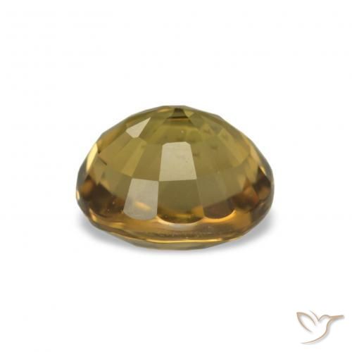 Tourmaline Doré noir naturelle Coupe ovale, 1.44 ct, VS