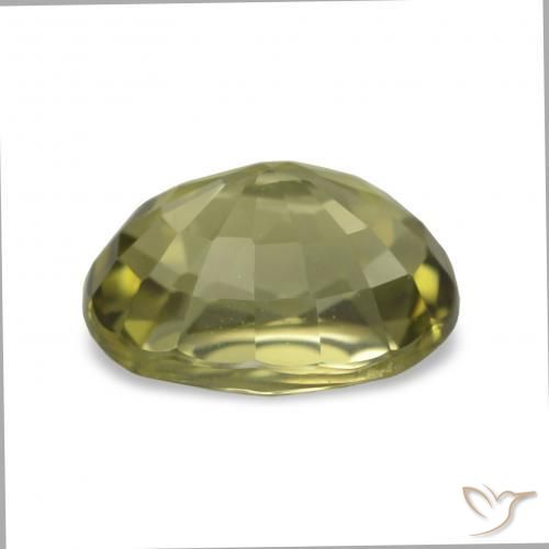 Tourmaline Vert clair naturelle Coupe ovale, 1.87 ct, VVS