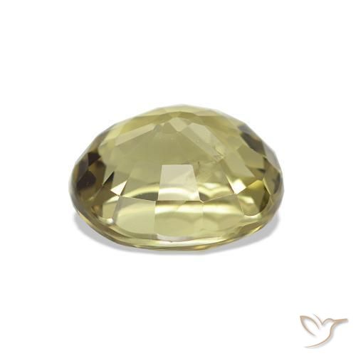 Tourmaline Doré léger naturelle Coupe ovale, 1.60 ct, VS