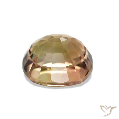 Tourmaline Doré orangé naturelle Coupe ovale, 1.54 ct, VVS