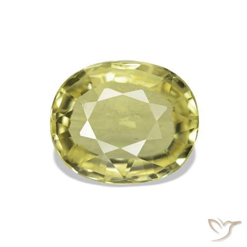 1.59ct Vert clair Tourmaline, ovale, VS